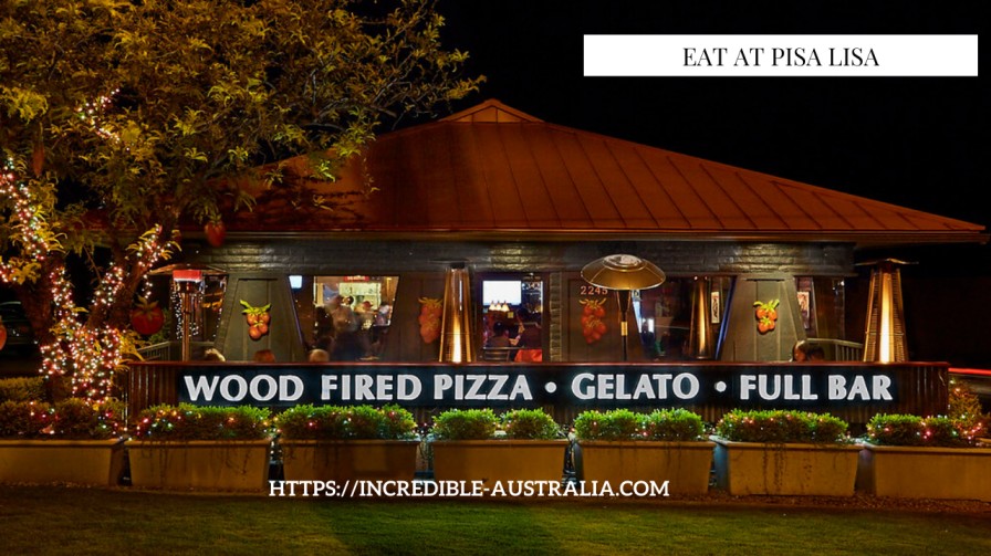Eat at Pisa Lisa - best things to do in Sedona at night