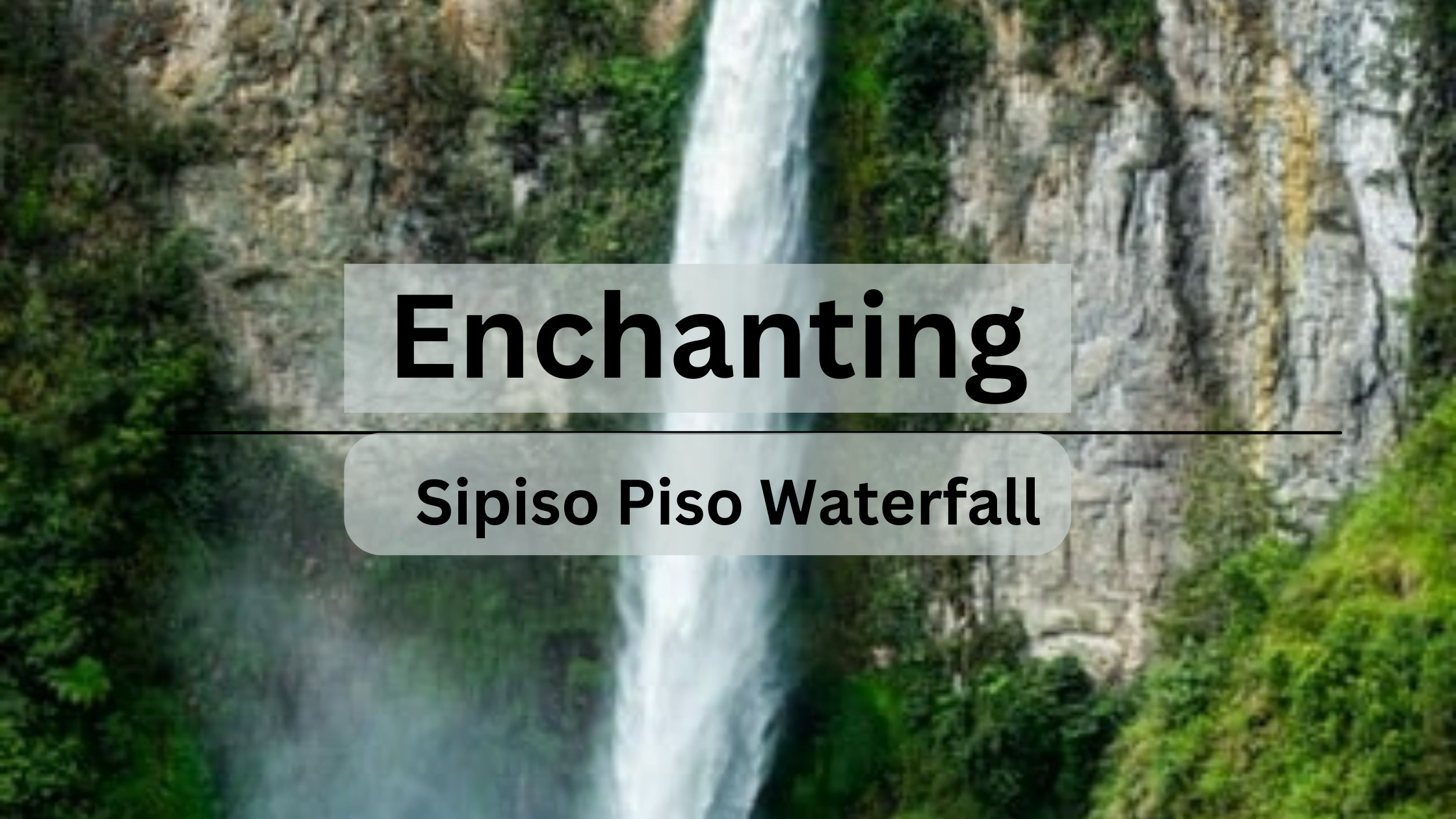 enchanting Sipiso Piso Waterfall